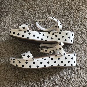 Platform polka dot old navy sandals